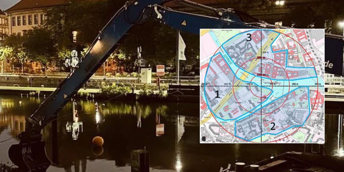 NextImg:Tourist area evacuated in Berlin as nearly 20,000 people in 'mortal danger' after WW2 bombs found