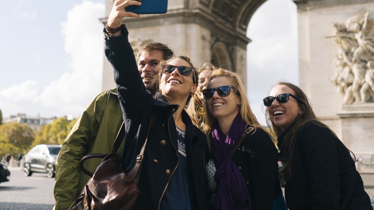 Tourists in Paris
