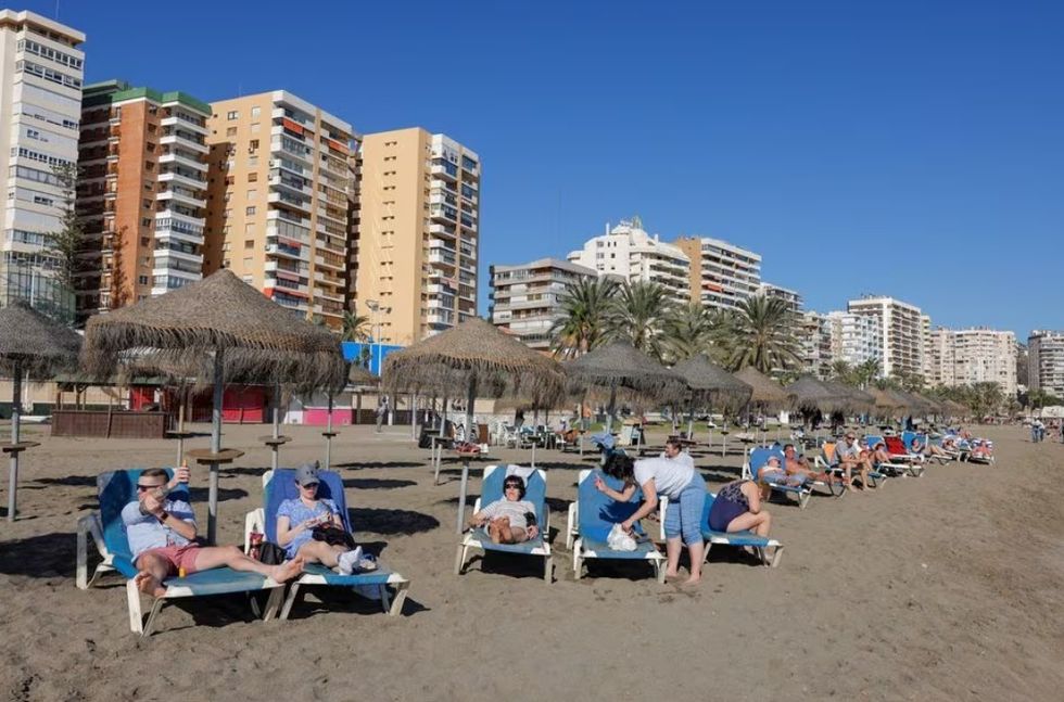 Tourists in Spain