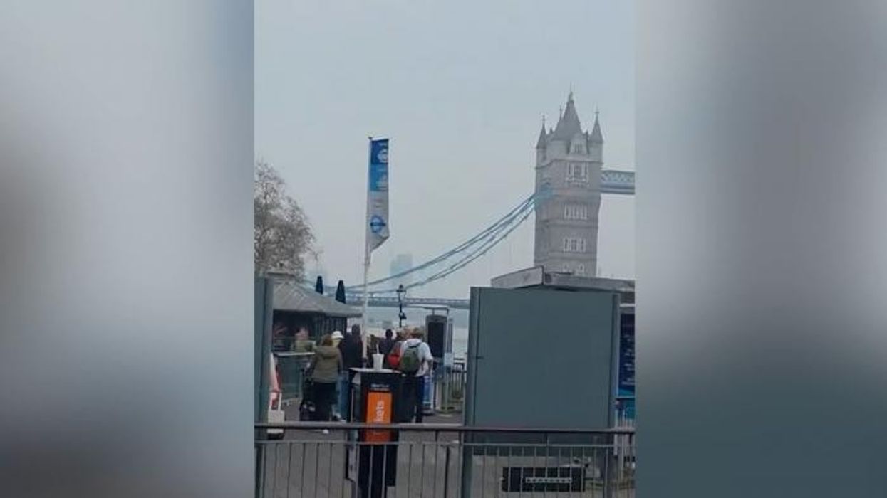 Tower Bridge shut down after man climbs onto railings as emergency services scramble to the scene