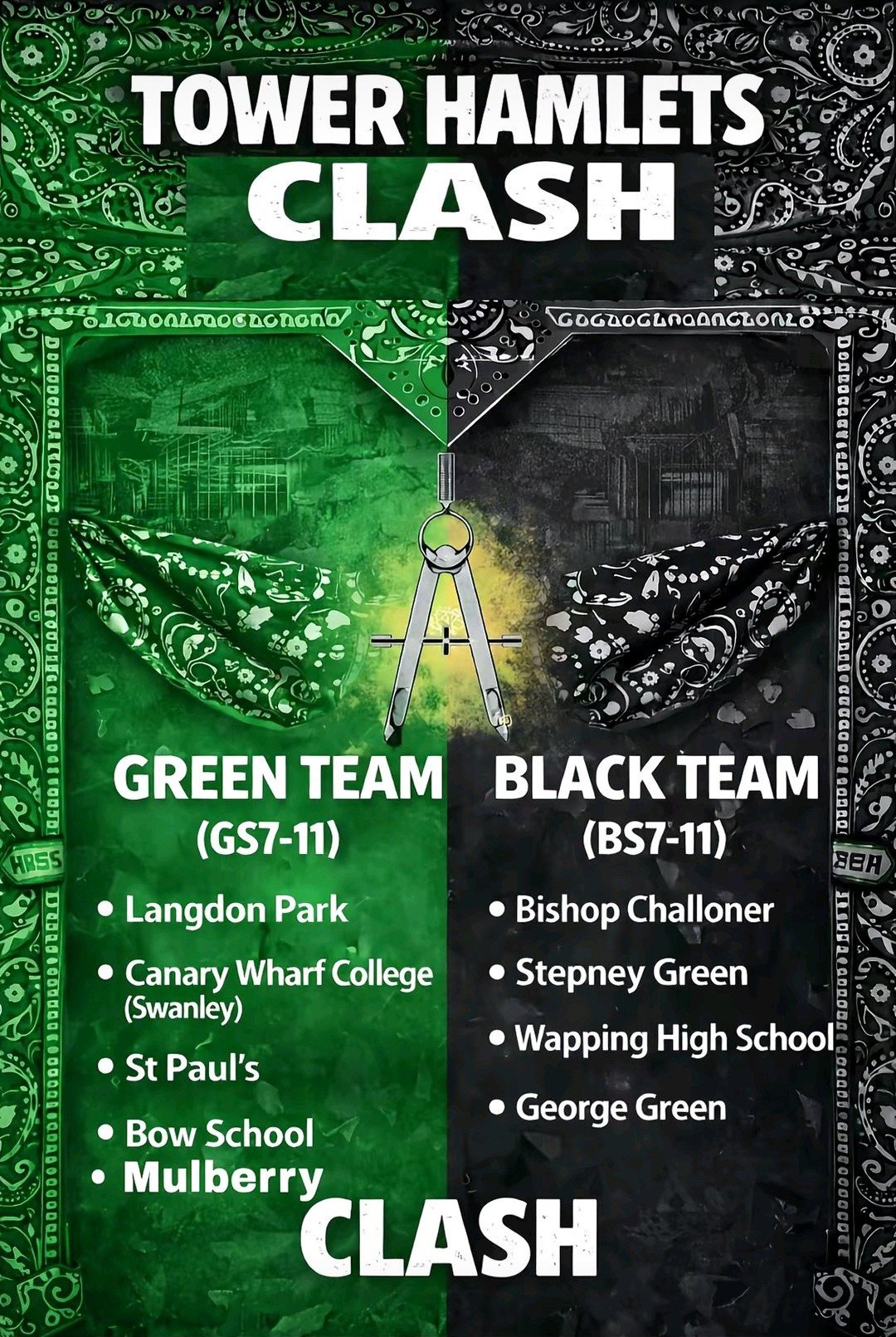 Tower Hamlets Clash social media post