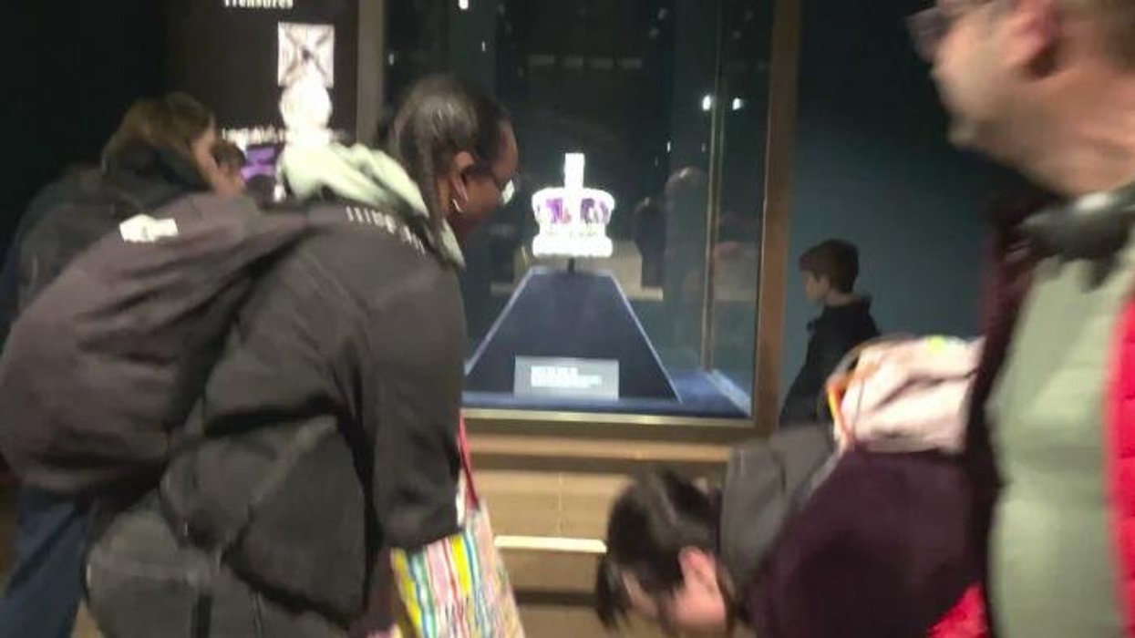 Vandals break off tusk from historic marble elephant in 'absurd act of barbarity'