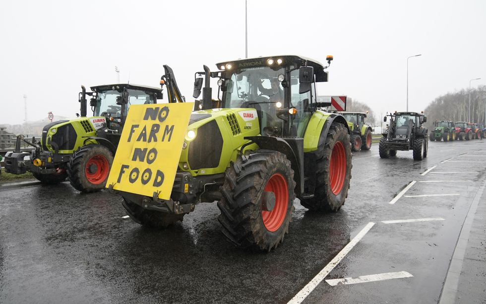 Tractor protests in Wales