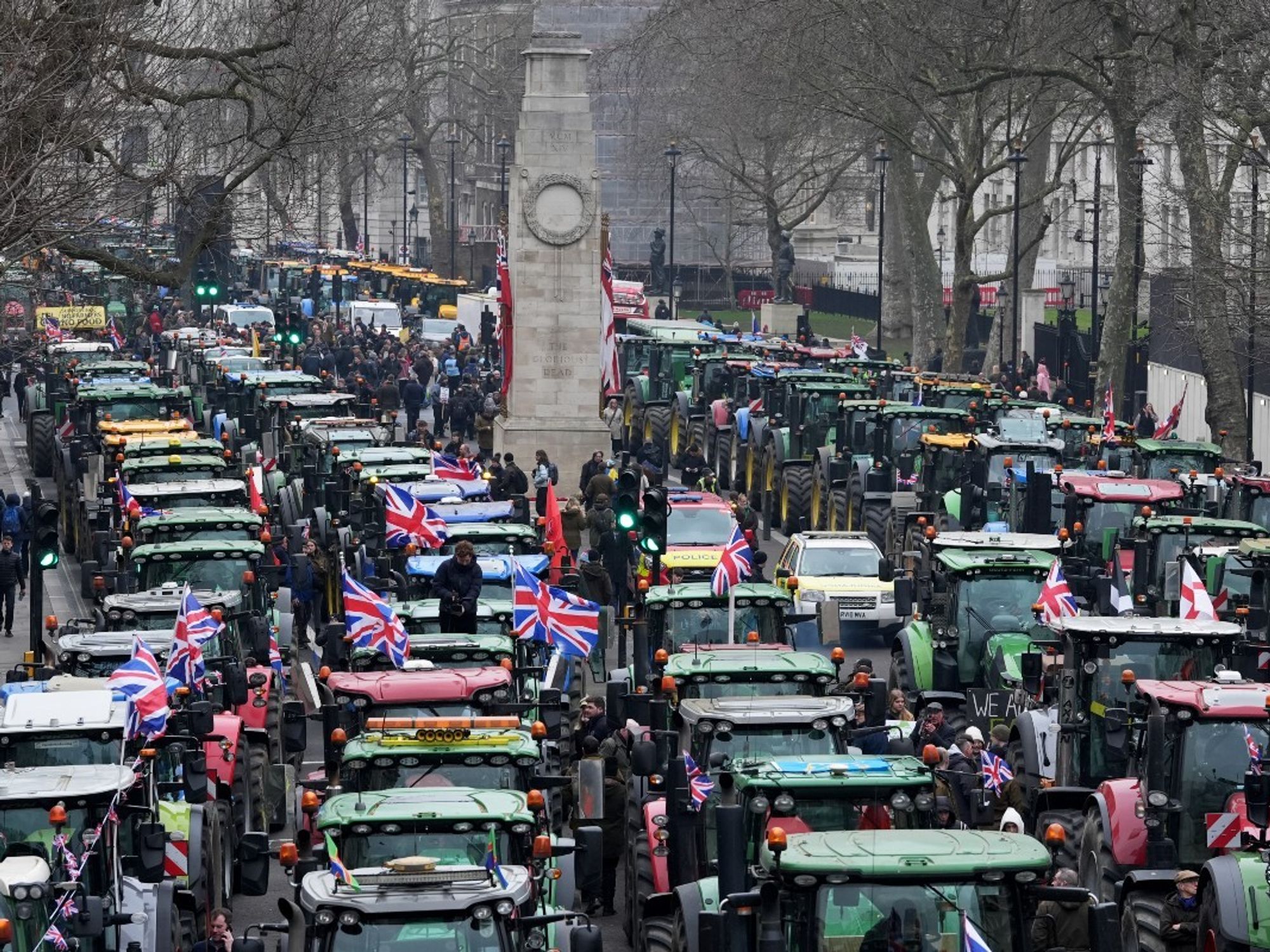 Tractors in Whitehall