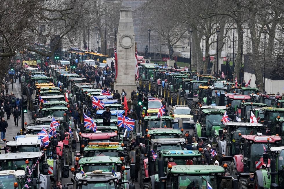 Tractors in Whitehall