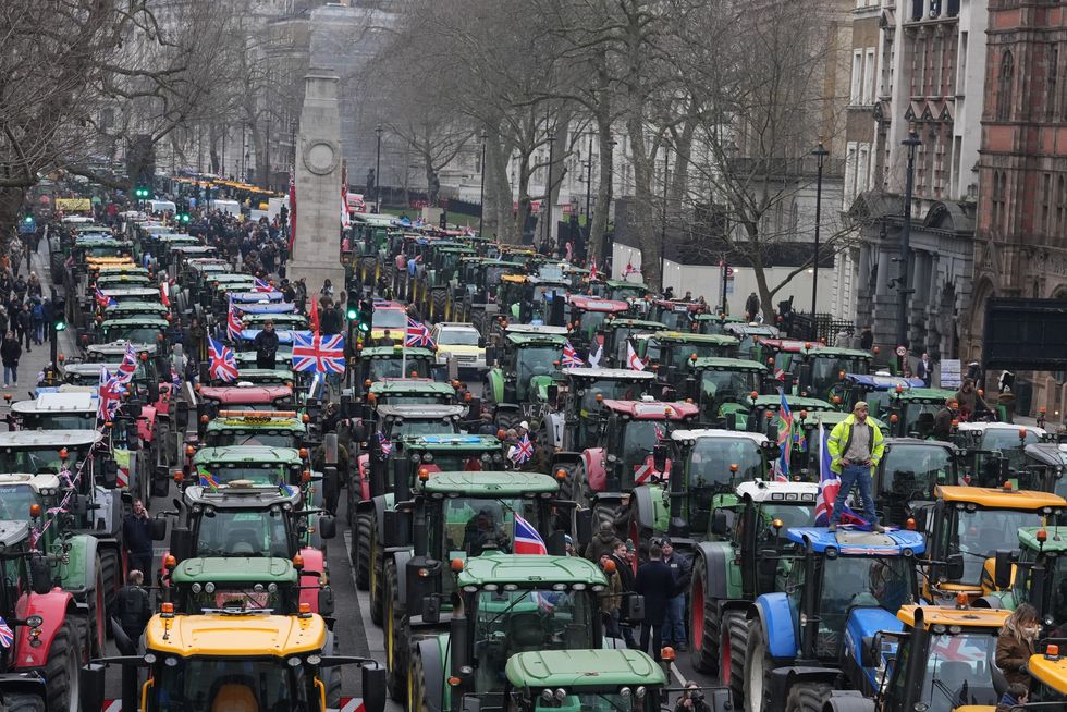 Tractors on Whitehall