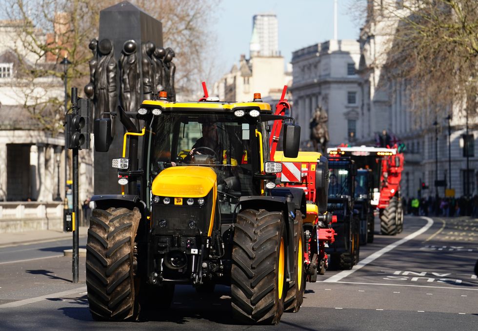 Tractors on Whitehall