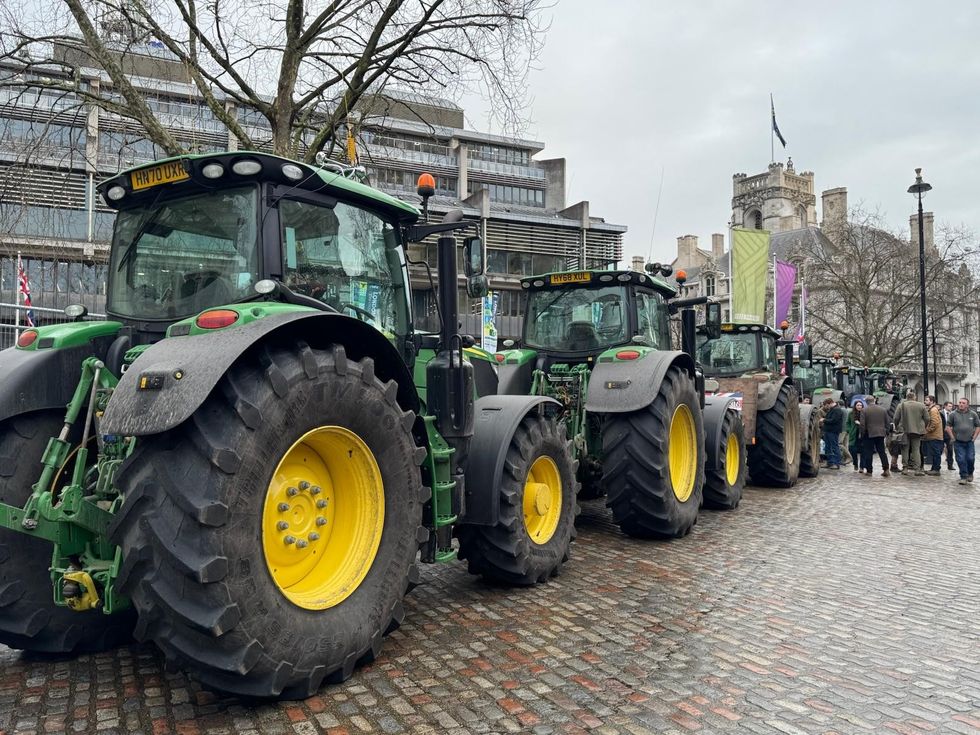 Tractors yet again descended on Westminster