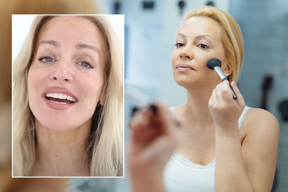 Tracy Campoli / Woman applying makeup