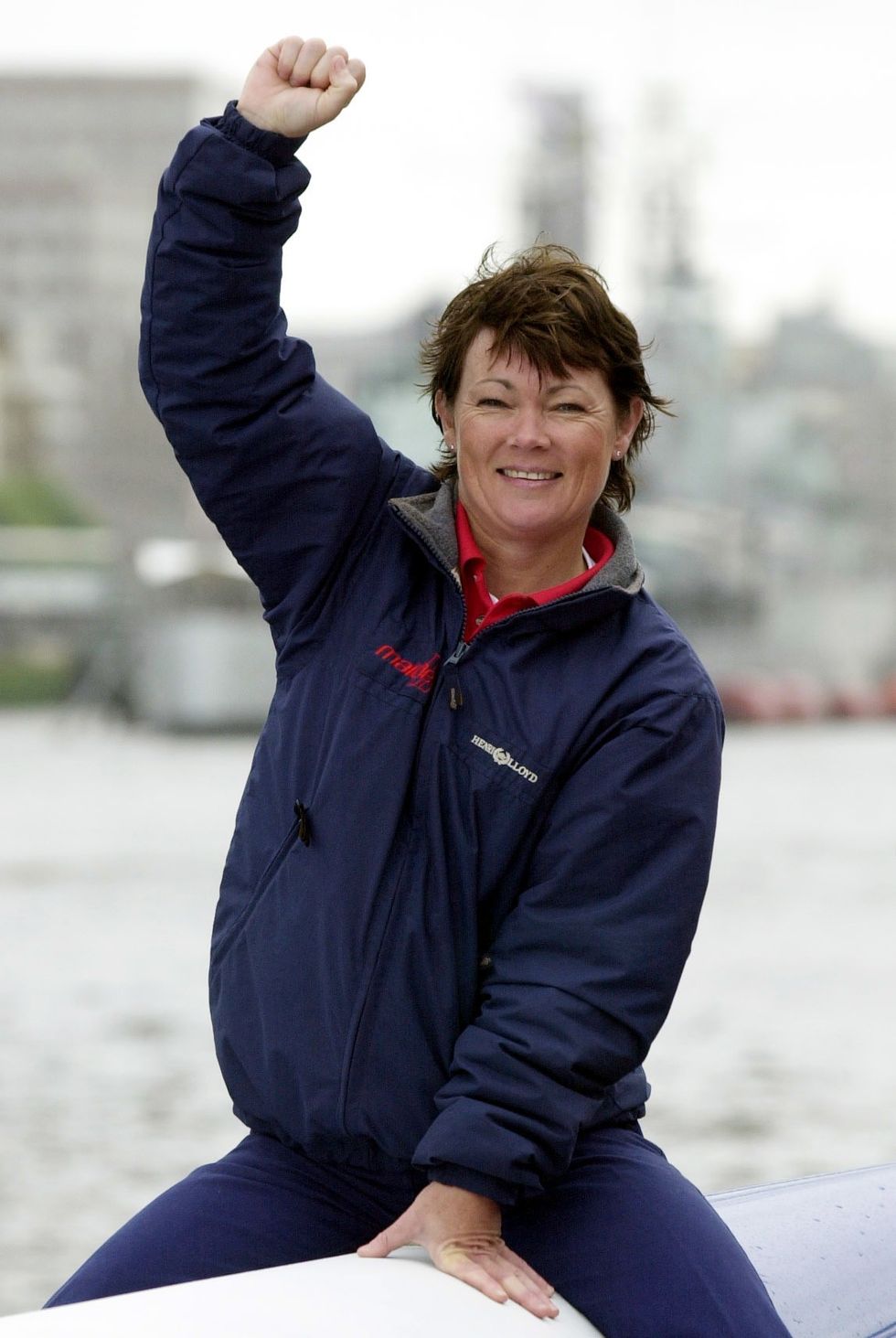 Tracy Edwards skippered the first all-female crew to circumnavigate the globe aboard the yacht Maiden