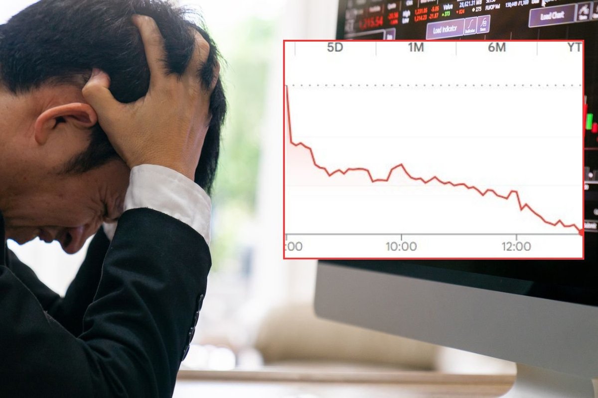 Trader worried and Ftse 100 peformance today