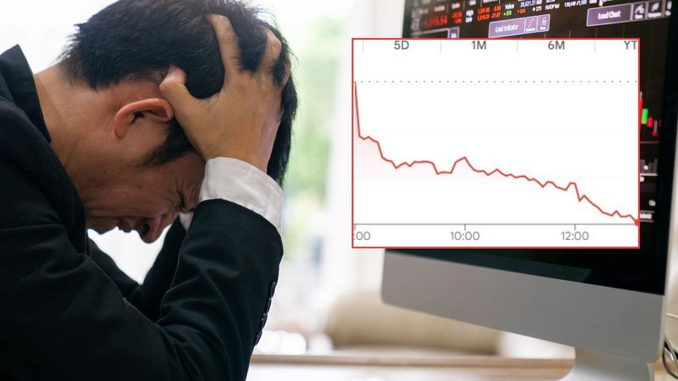 Trader worried and Ftse 100 peformance today