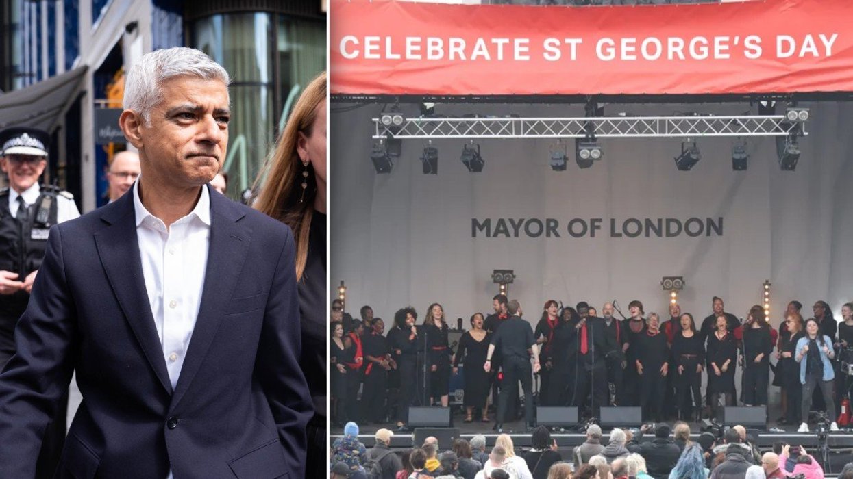 Trafalgar Square St George's Day