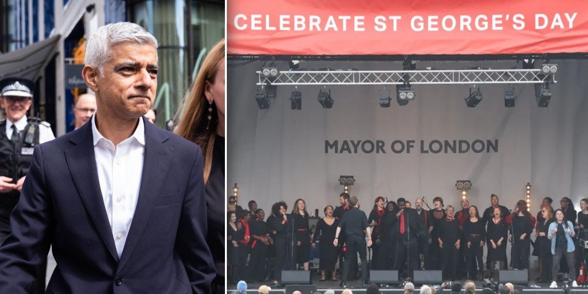 Sadiq Khan announces St George’s Day celebration event in Trafalgar Square… but it’s not when you think Sadiq Khan announces St George’s Day celebration event in Trafalgar Square… but it’s not when you think
