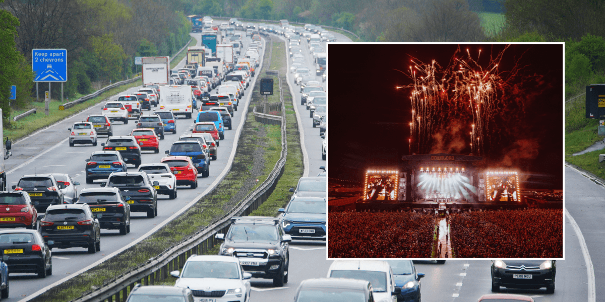 Motorists face major traffic warning as Download Festival brings chaos to M1 and surrounding roads Motorists face major traffic warning as Download Festival brings chaos to M1 and surrounding roads
