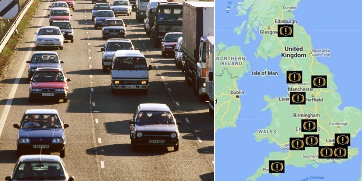 NextImg:Christmas traffic chaos: AA issues rare amber driving warning as millions of Brits take to roads