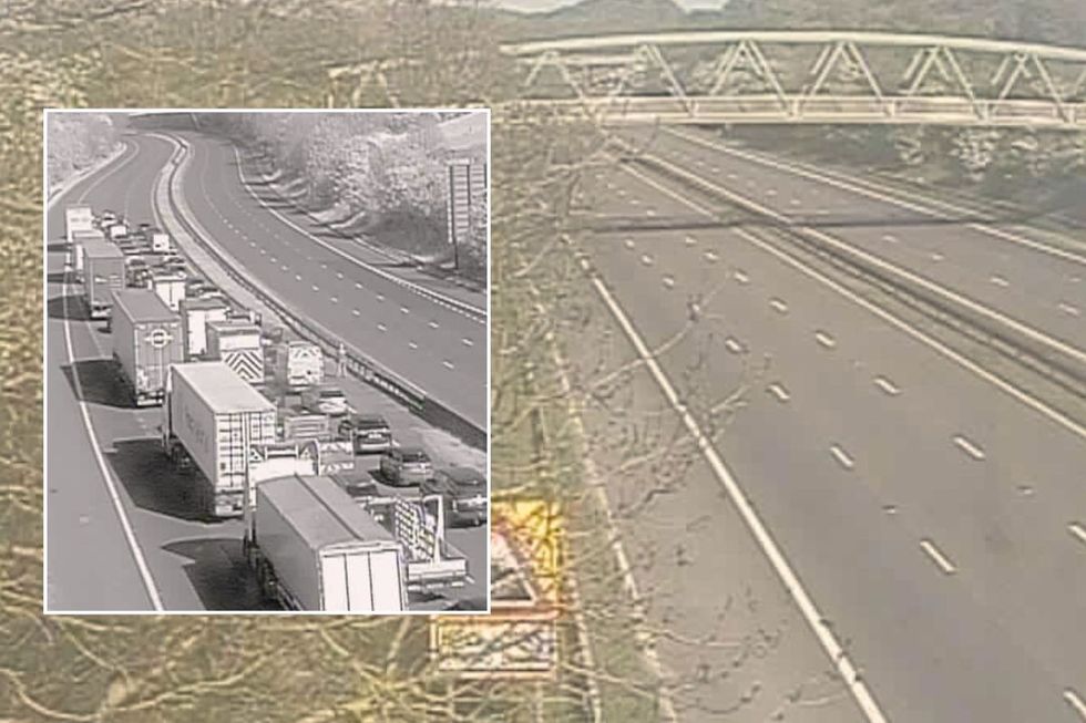 Traffic conditions on the M1