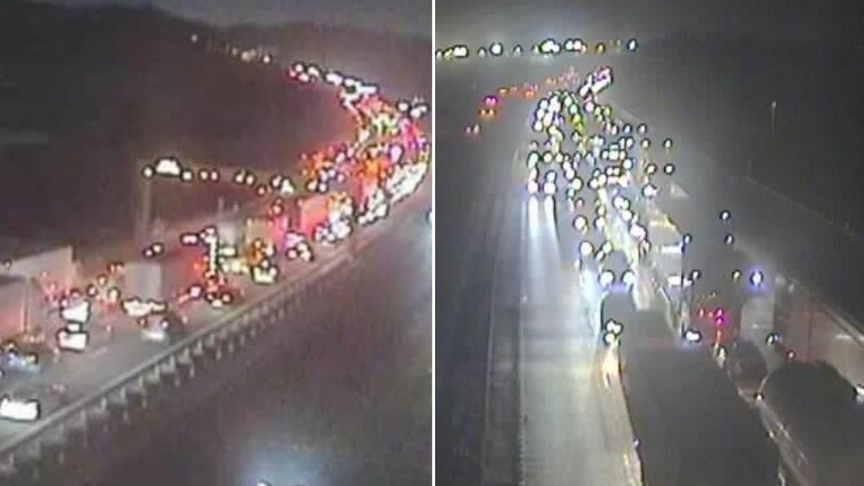 Traffic conditions on the M6
