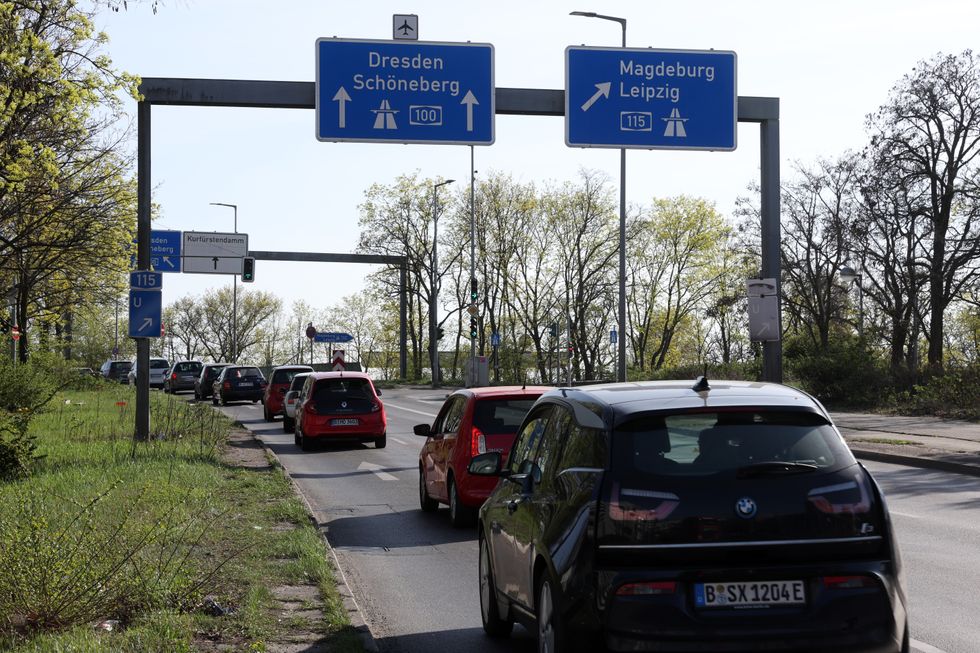 Traffic in Berlin, Germany