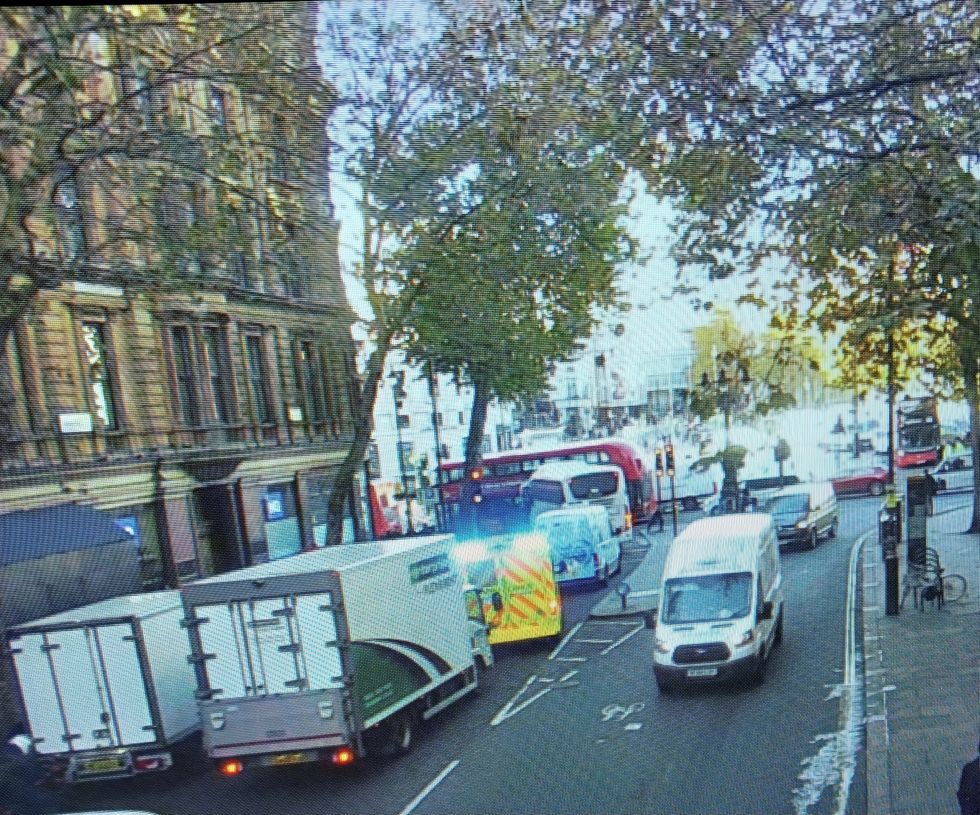 Traffic in central london