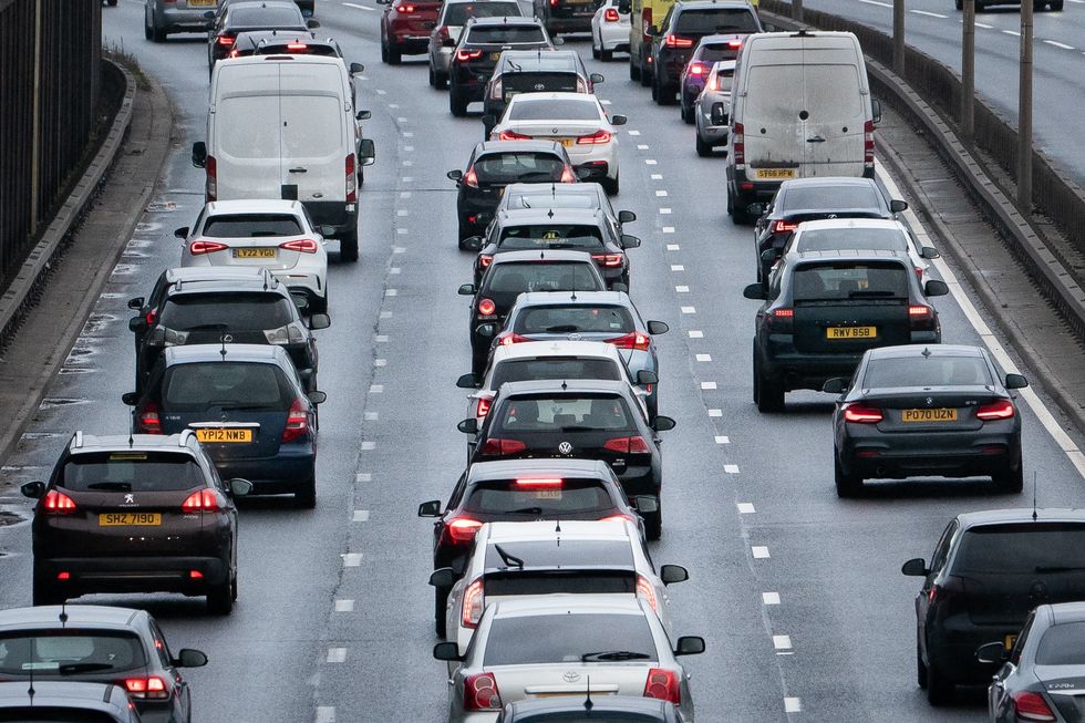 traffic in london