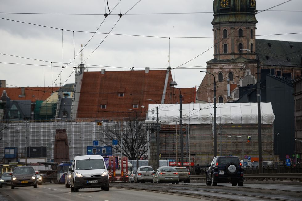 Traffic in Riga
