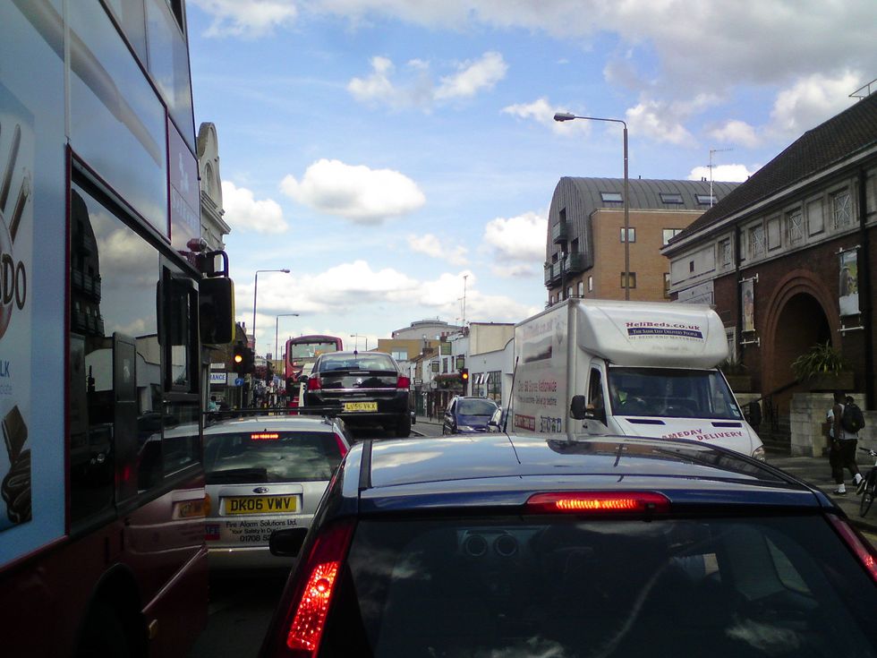 Traffic near school