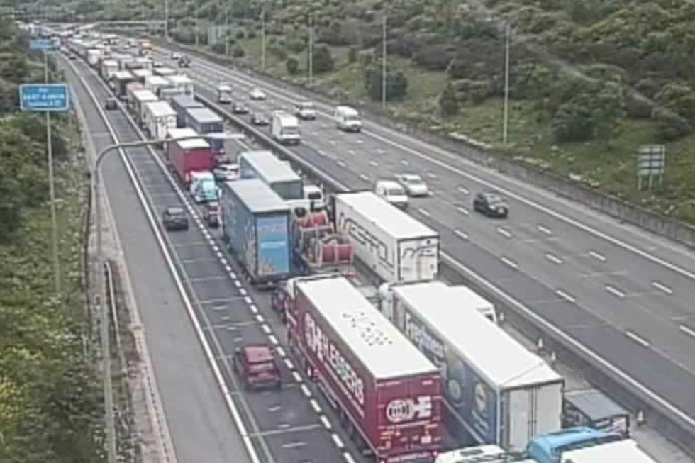 Traffic on the M25