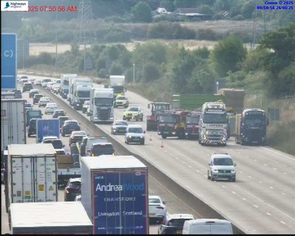 Traffic on the M25
