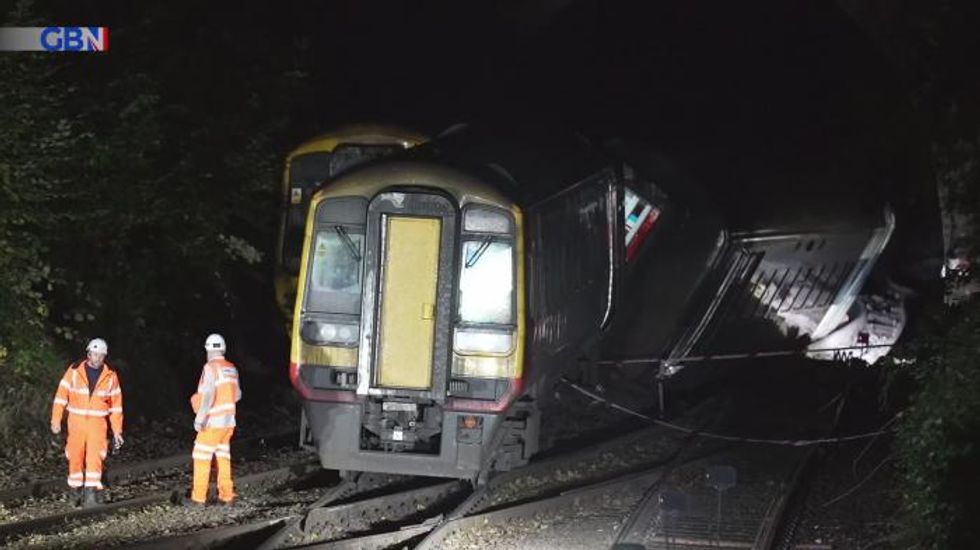 Major incident declared after two trains crash in Salisbury