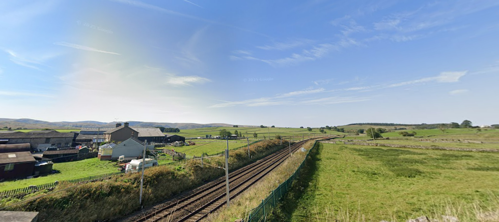 Train tracks in Cumbria