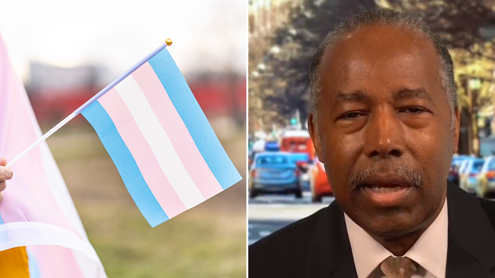 Trans flag and Ben Carson