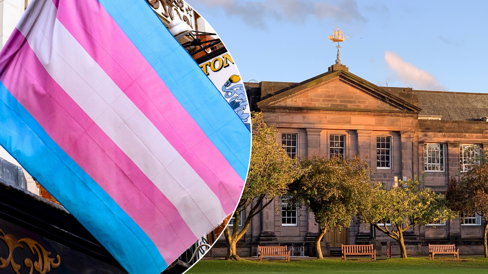 Trans flag/George Watson's College