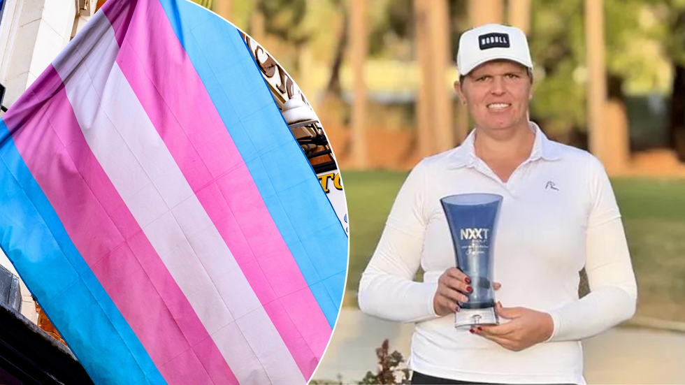 Trans flag/Hailey Davidson