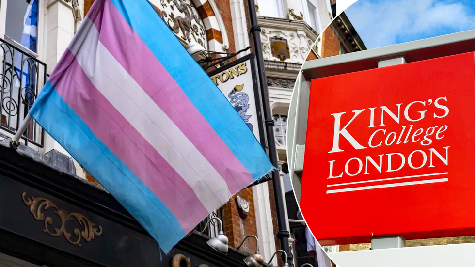 Trans flag/KCL sign