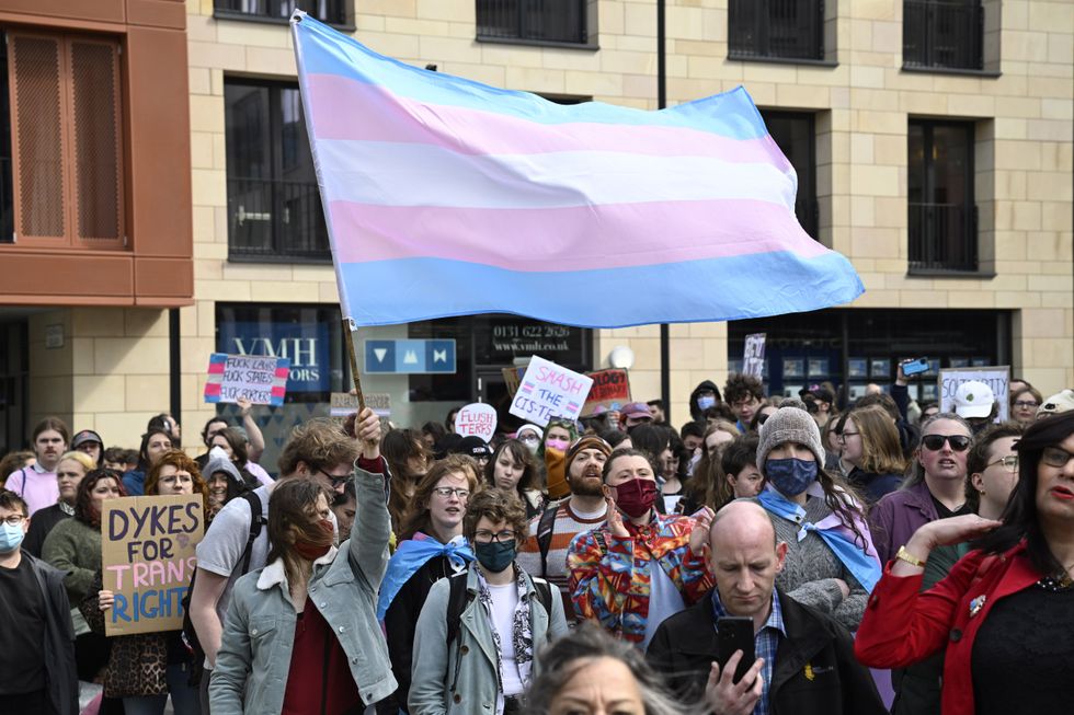 Trans flag