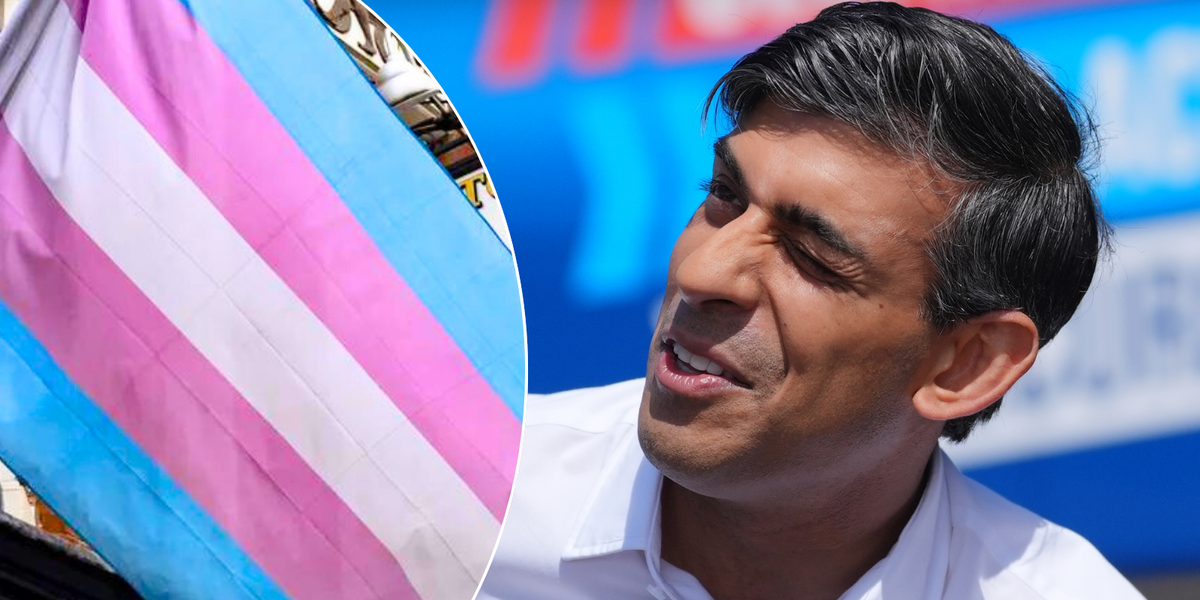 NextImg:Trans flag spotted inside Conservative Party HQ as Tory activists tell GB News the party has gone woke
