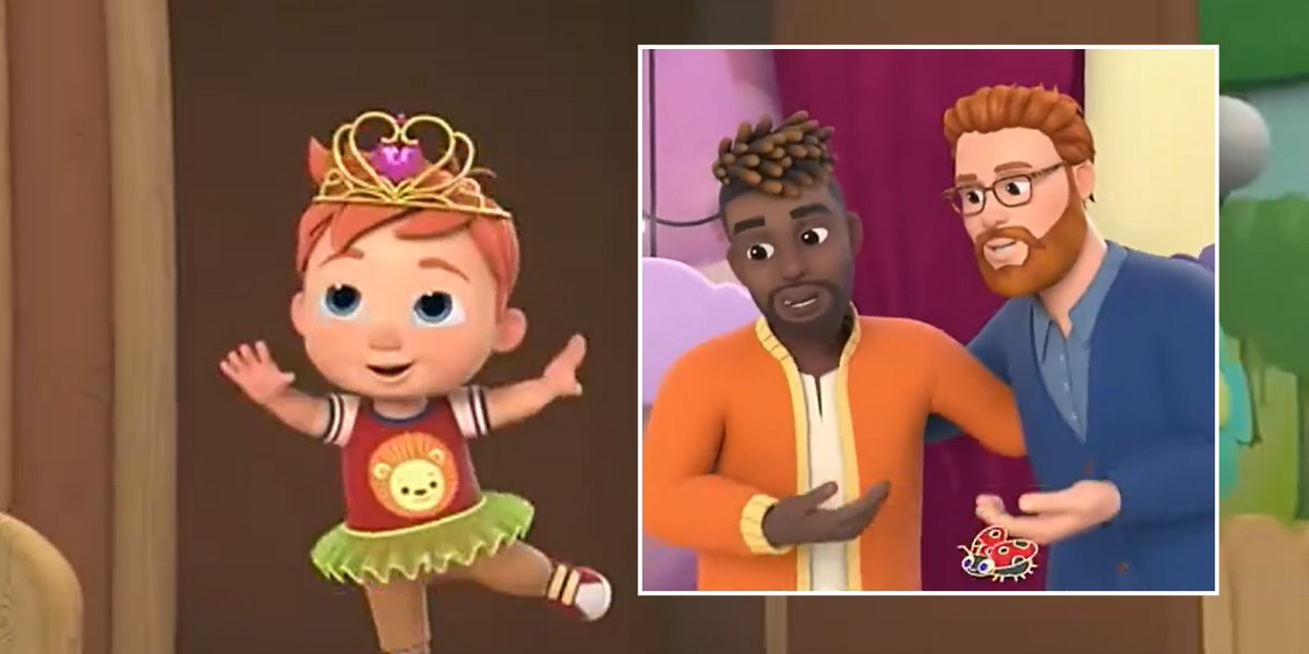 NextImg:Woke row erupts over kids' TV as Netflix's CoCoMelon Lane shows boy in a dress dance for two gay dads