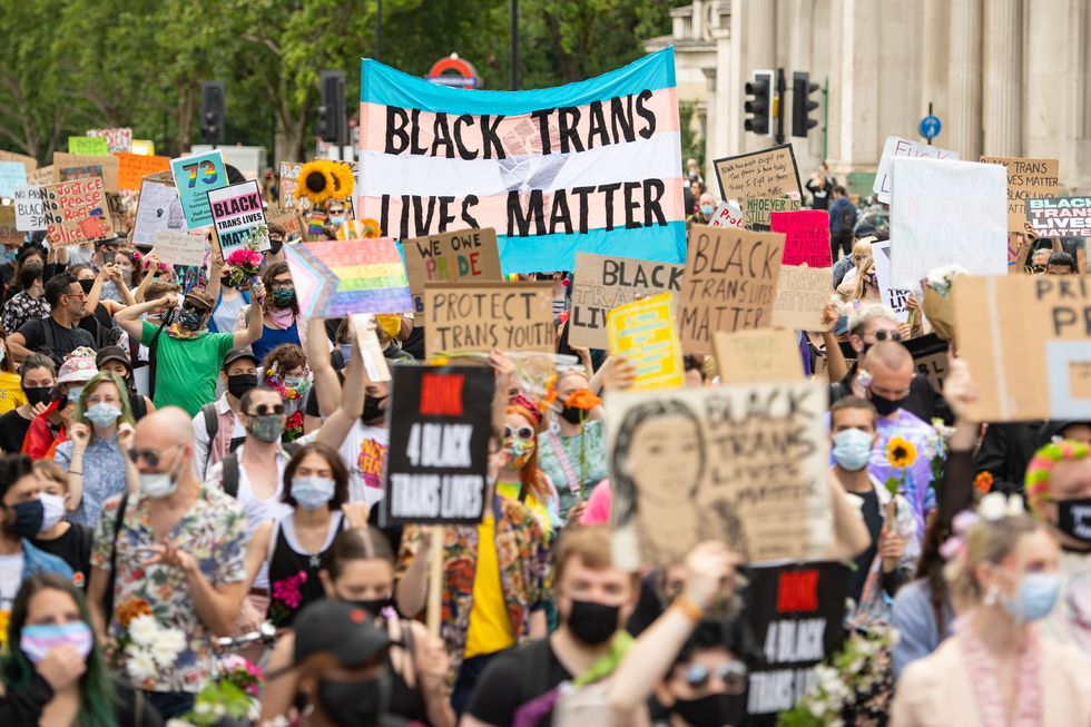 Trans protest