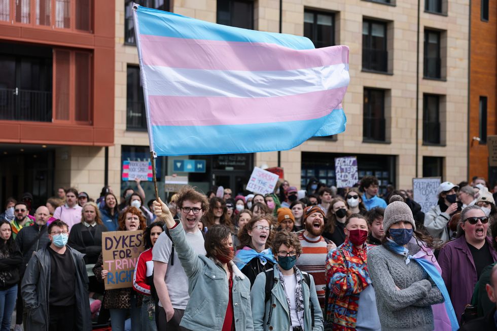 Trans protest