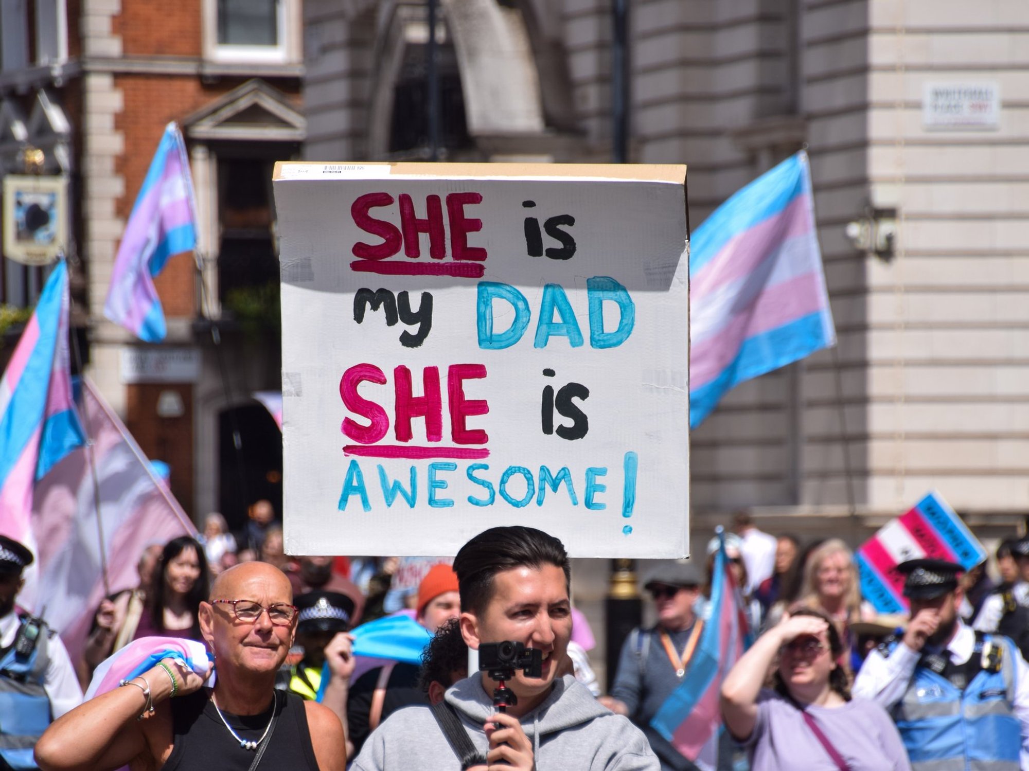 Trans protest