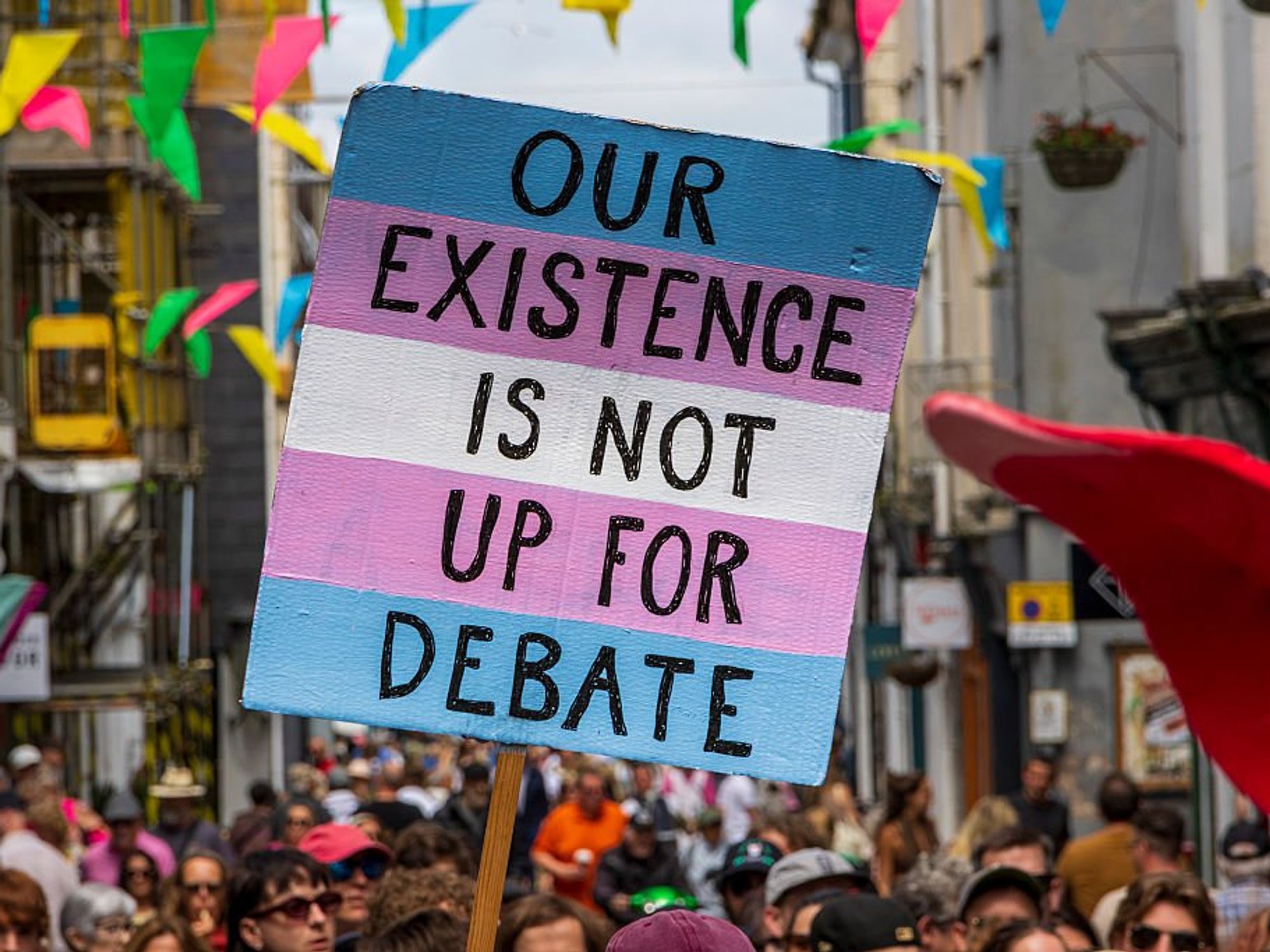 Trans protest