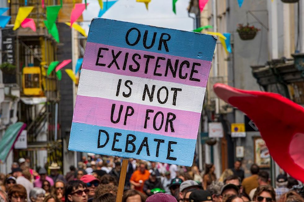 Trans protest