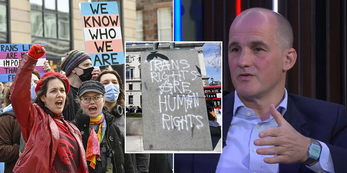 Trans rights protest: Extraordinary GB News rant as demonstration ...