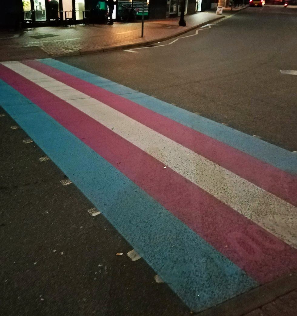 Trans road crossing in Camden Council