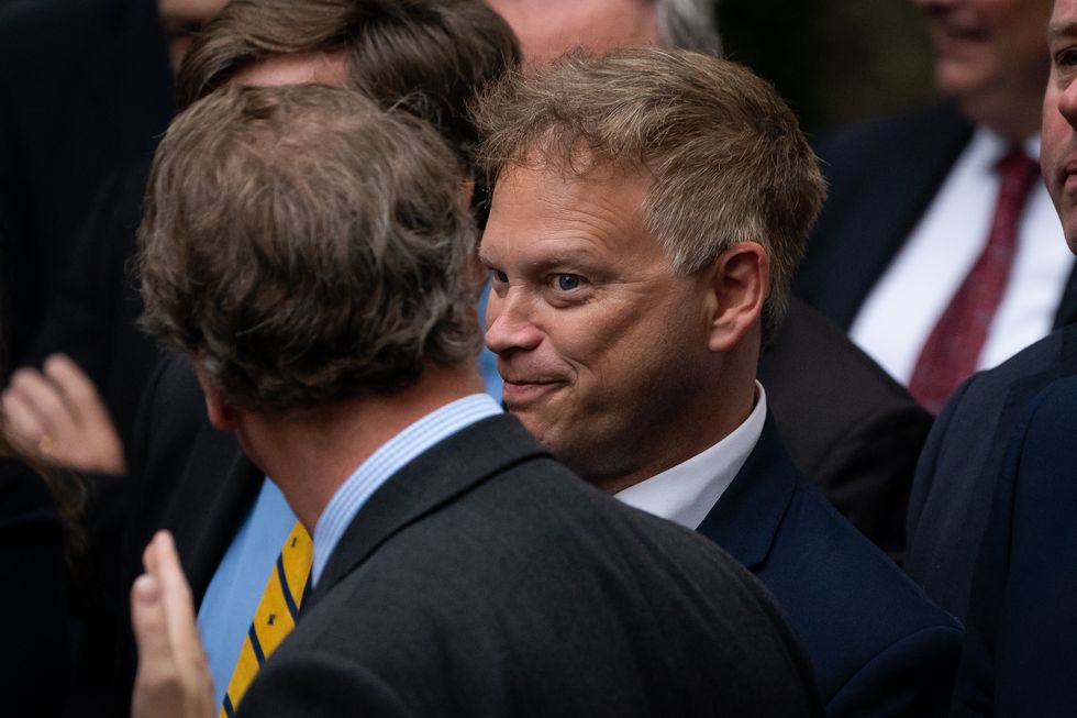 Transport Secretary Grant Shapps in Downing Street, London, to watch the speech by outgoing Prime Minister Boris Johnson. Picture date: Tuesday September 6, 2022.