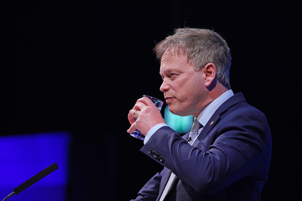 Transport Secretary Grant Shapps speaking during the Conservative Party Spring Forum at Winter Gardens, Blackpool. Picture date: Friday March 18, 2022.