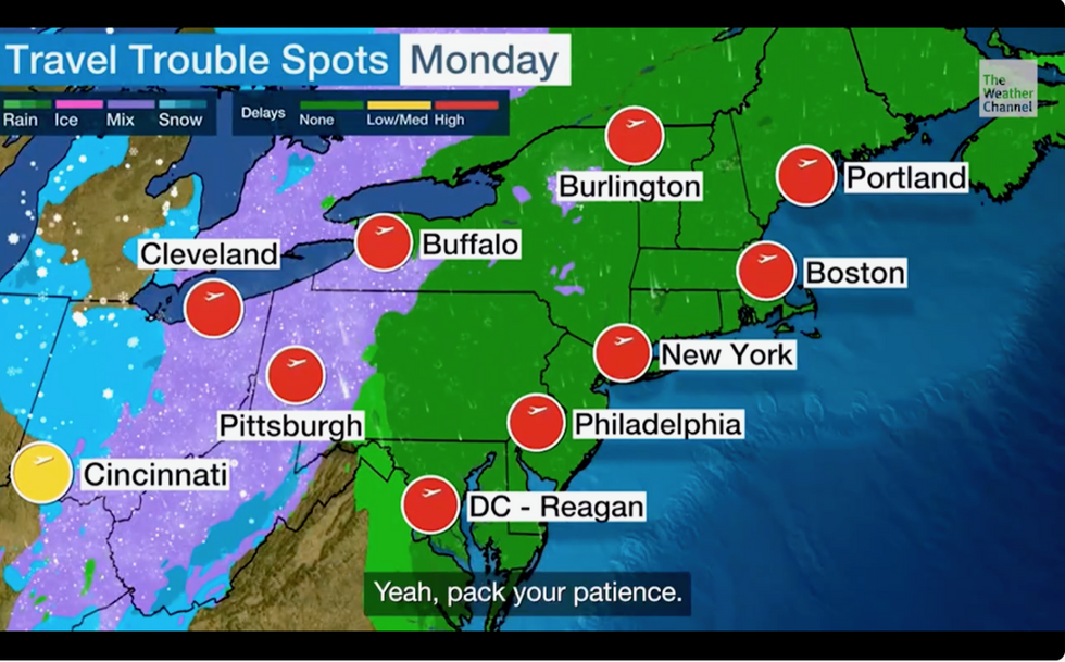 Travel disruption predicted