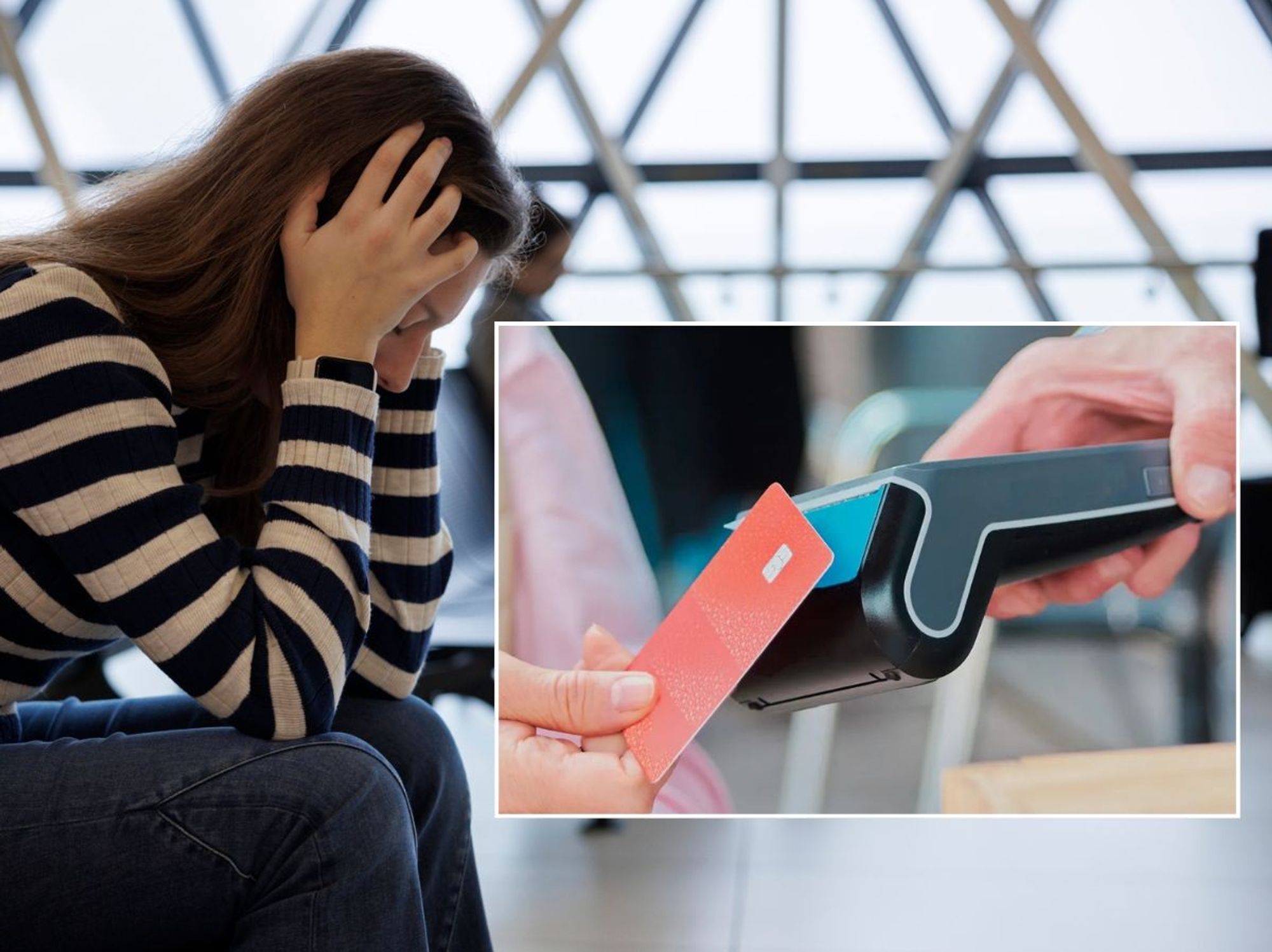 Traveller despairing