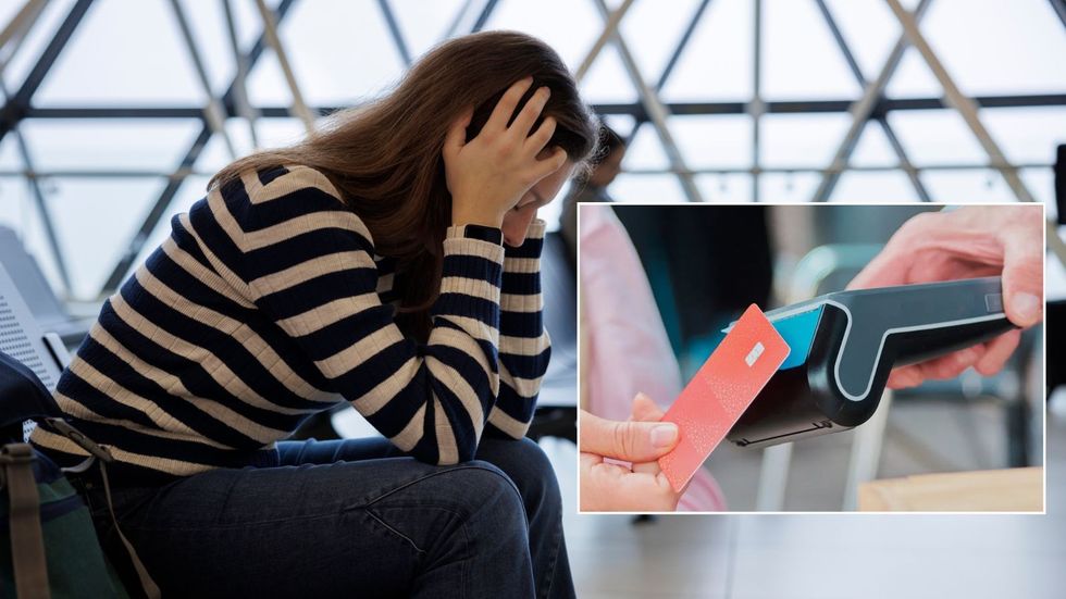 Traveller despairing